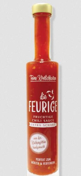 DIE FEURIGE: fruchtig extra Scharfe Chili Sauce